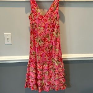 Gorgeous silk dress by Ann Taylor size 4
